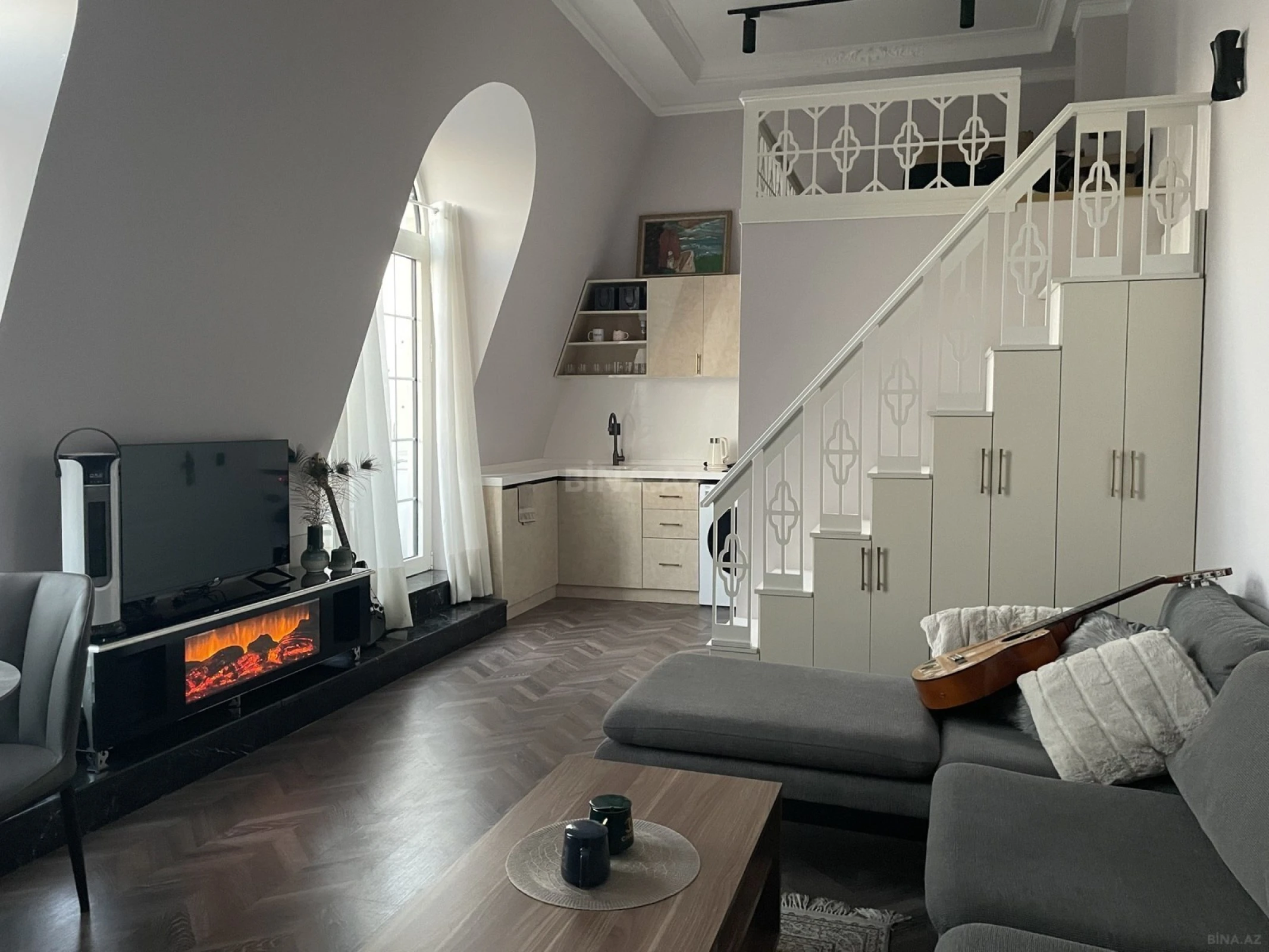 Satılır 1 otaqlı mənzil 45 m²