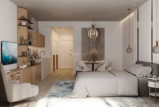 Satılır 1 otaqlı mənzil 57.2 m²