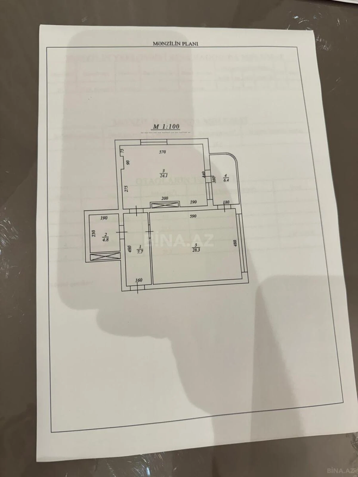 Satılır 2 otaqlı mənzil 74 m²
