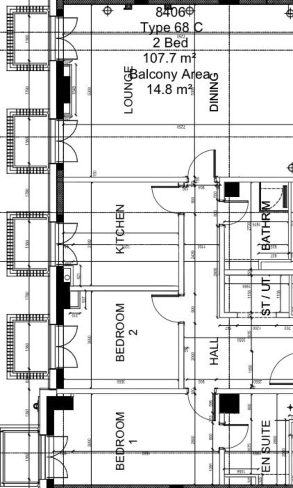 Satılır 3 otaqlı mənzil 107.7 m²