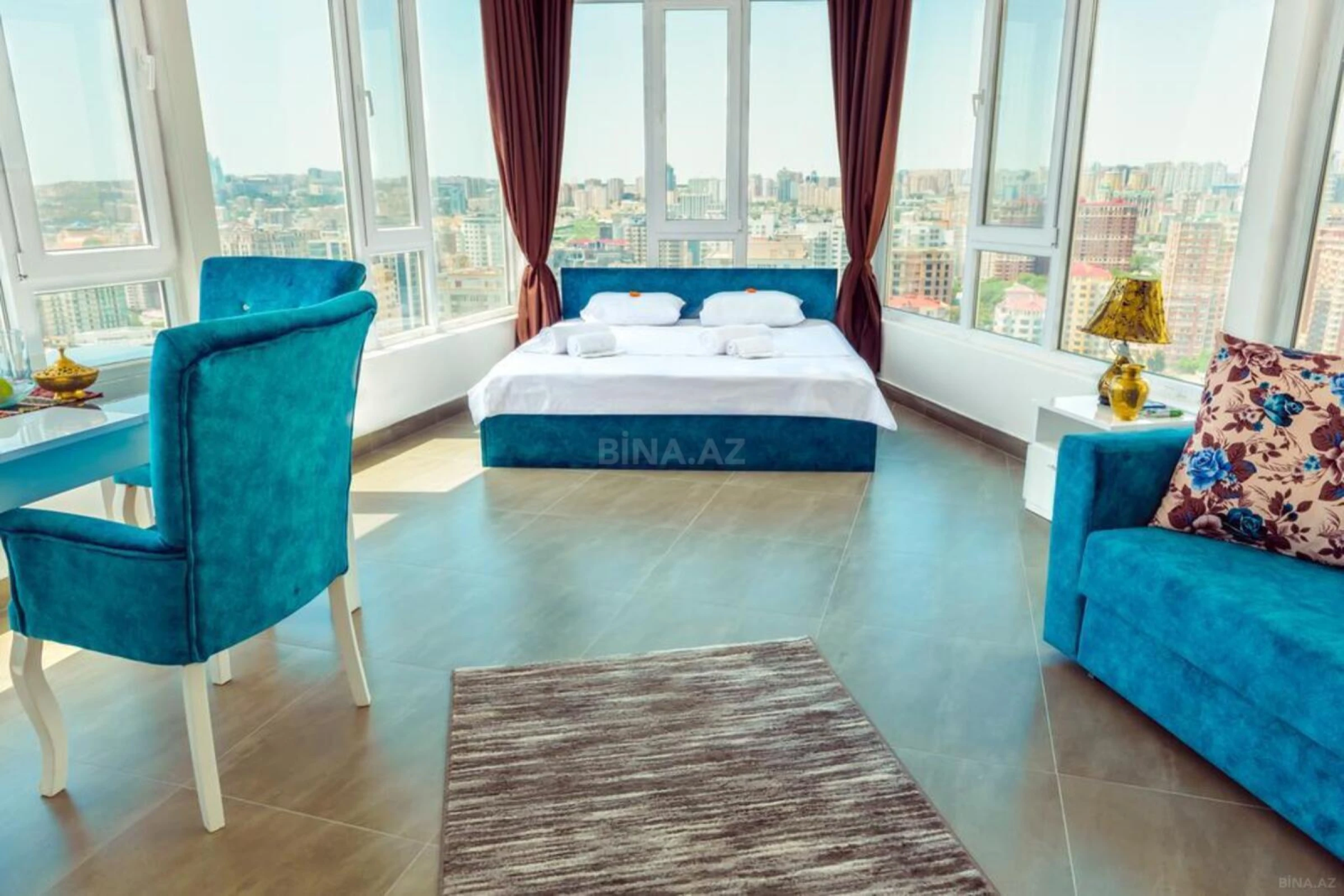 Kirayə verilir 1 otaqlı mənzil 45 m²