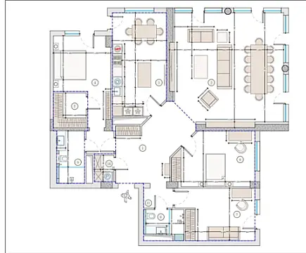 Satılır 4 otaqlı mənzil 200 m²