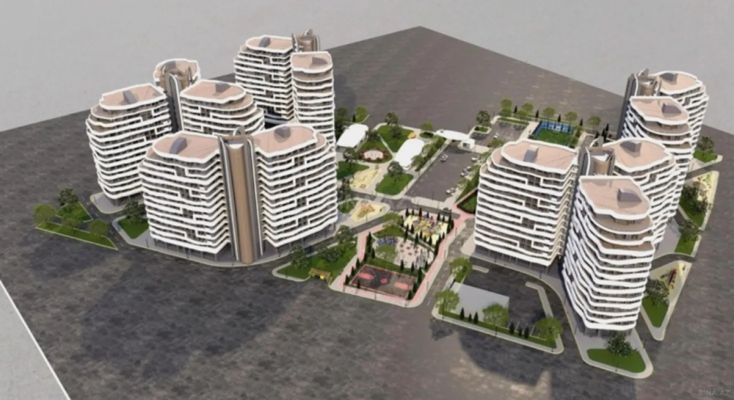 Satılır 4 otaqlı mənzil 121 m²