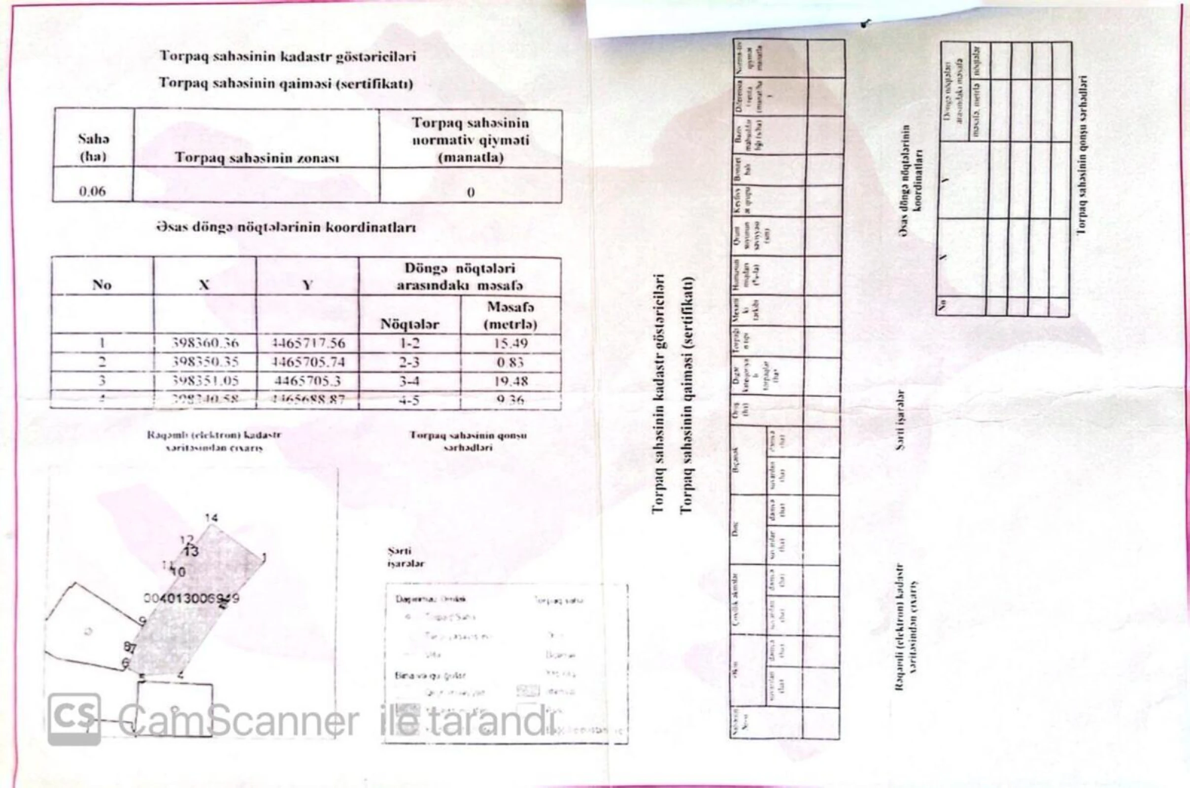 Satılır torpaq sahəsi 7.2 m²