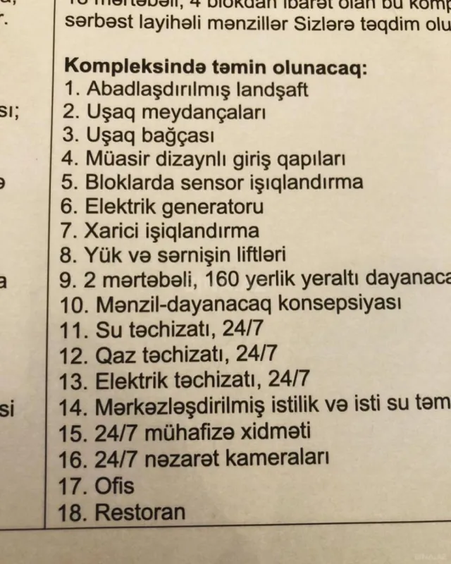 Satılır 3 otaqlı mənzil 110 m²