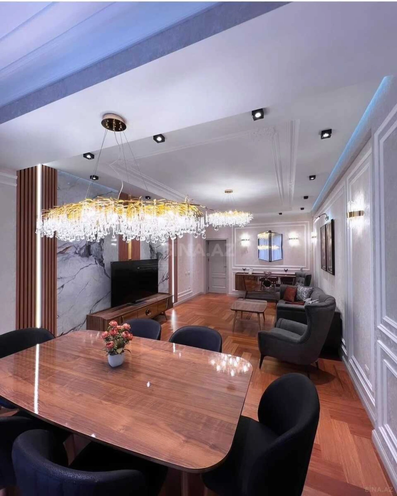 Kirayə verilir 3 otaqlı mənzil 120 m²