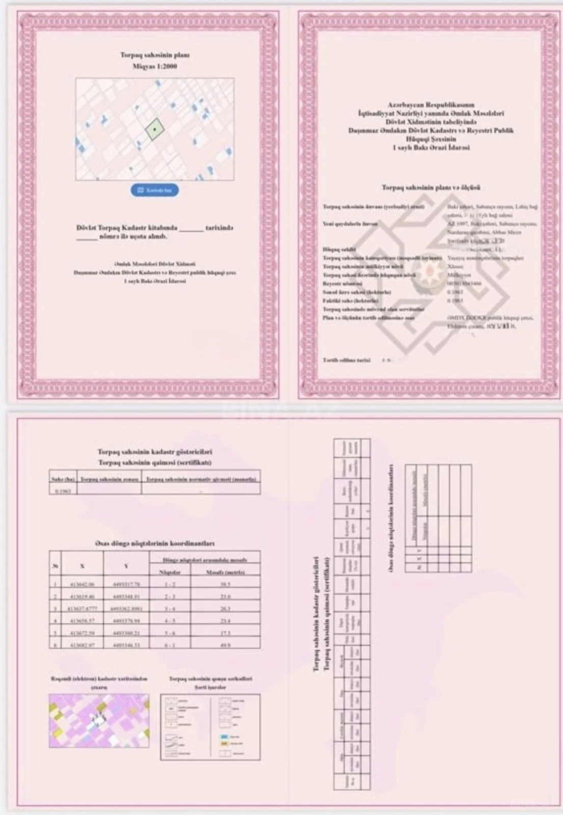 Satılır torpaq sahəsi 20 m²
