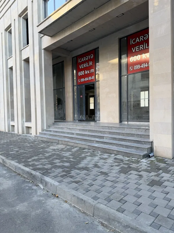 Kirayə verilir obyekt 600 m²