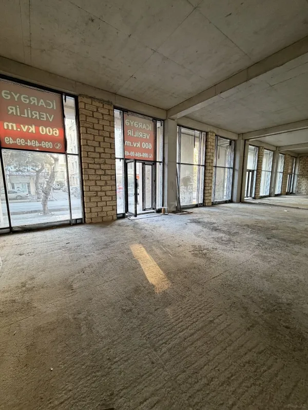 Kirayə verilir obyekt 600 m²