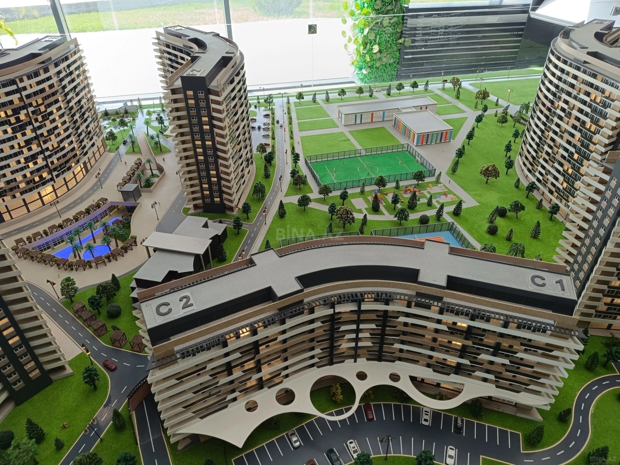 Satılır 3 otaqlı mənzil 112.4 m²