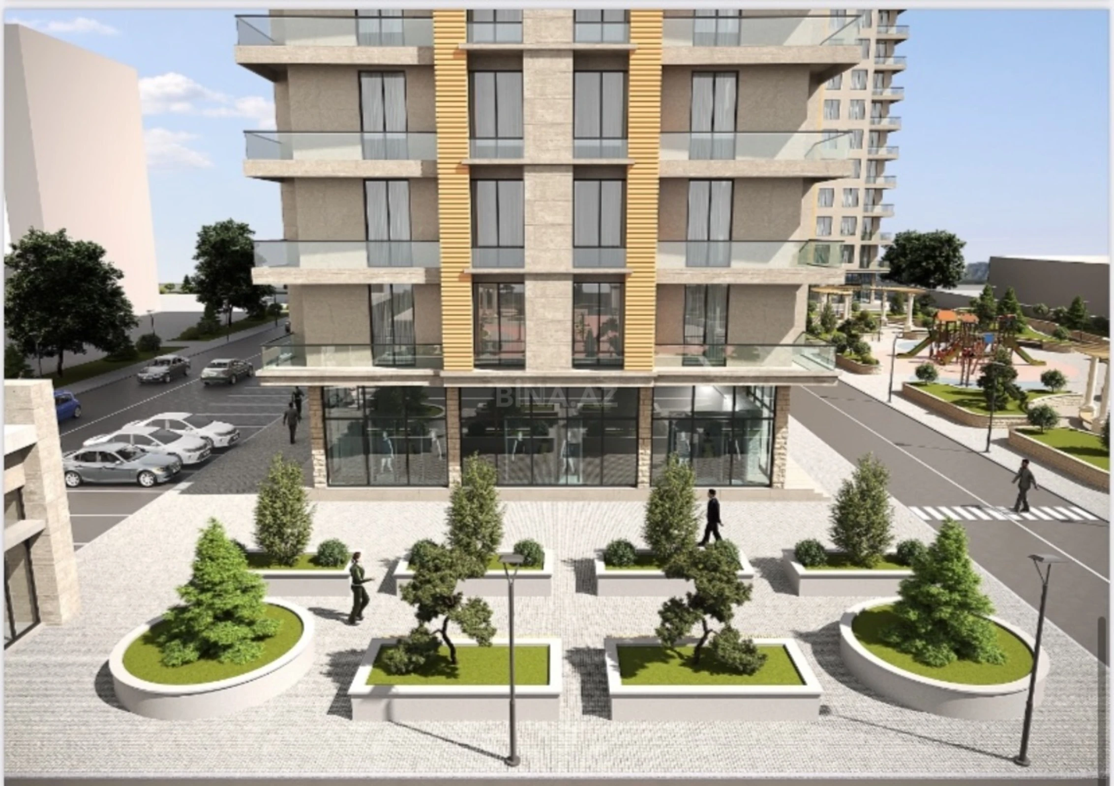 Satılır 3 otaqlı mənzil 107.7 m²