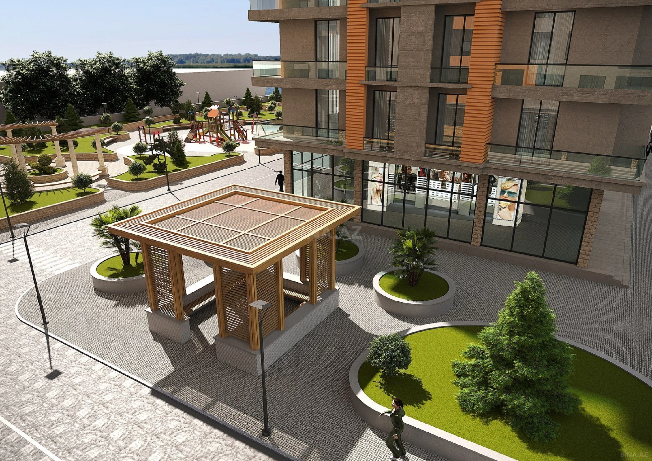 Satılır 3 otaqlı mənzil 107.7 m²