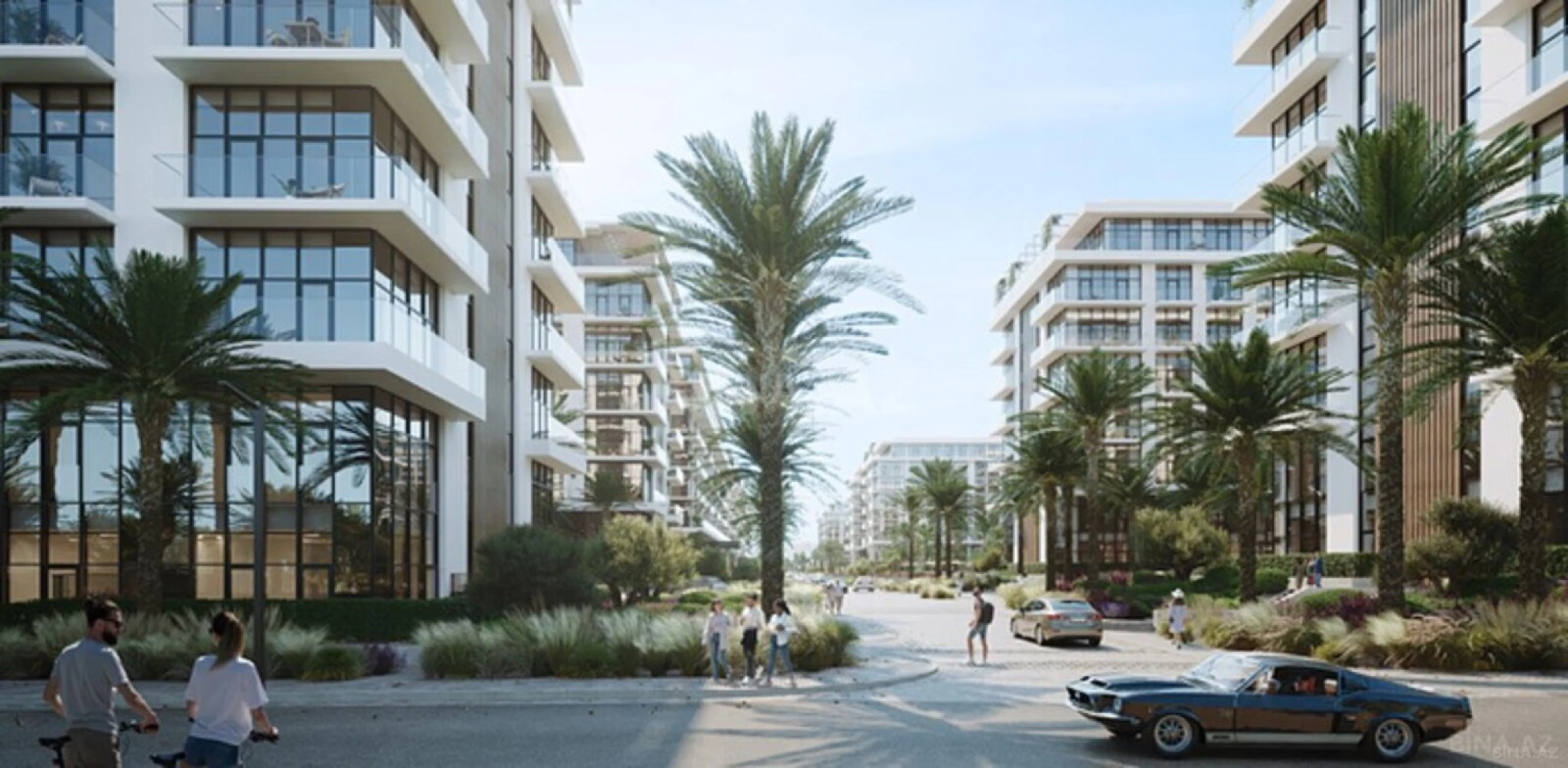 Satılır 1 otaqlı mənzil 56.7 m²