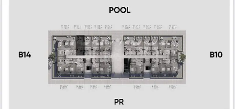 Satılır 1 otaqlı mənzil 56.7 m²
