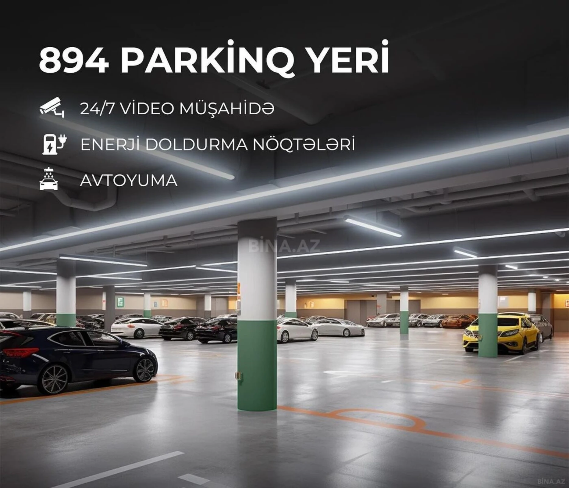Kirayə verilir 2 otaqlı mənzil 67 m²