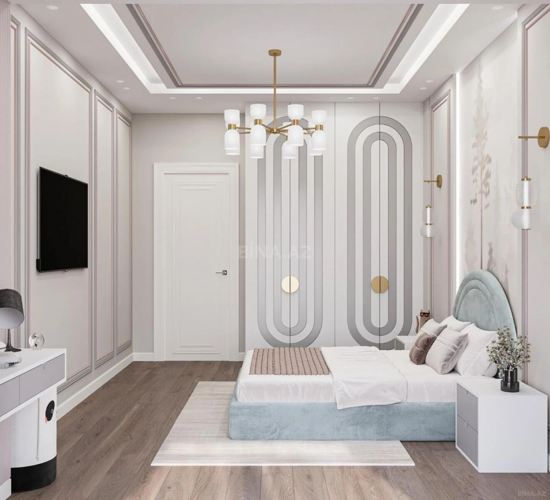 Satılır 4 otaqlı mənzil 187 m²