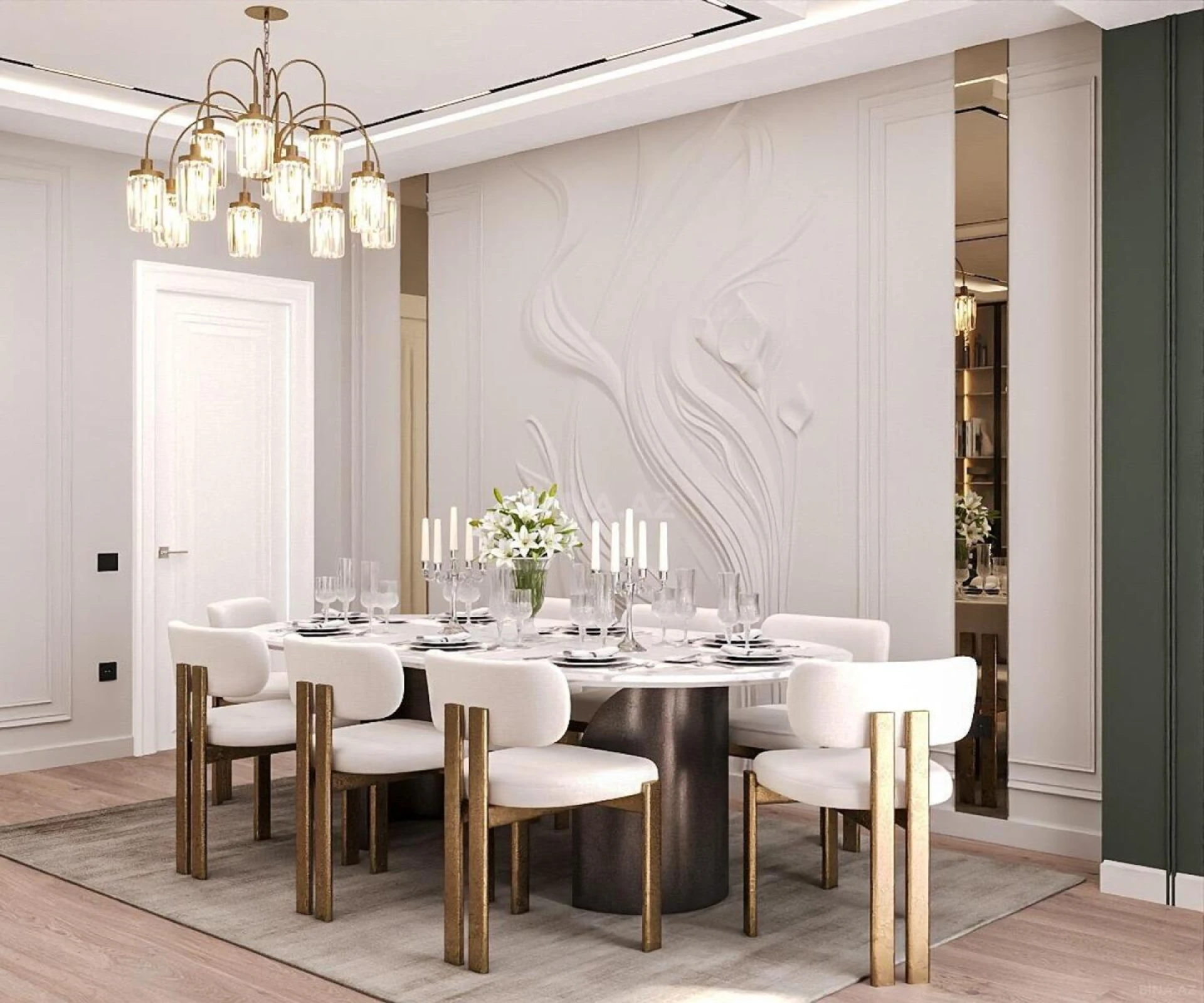 Satılır 4 otaqlı mənzil 187 m²