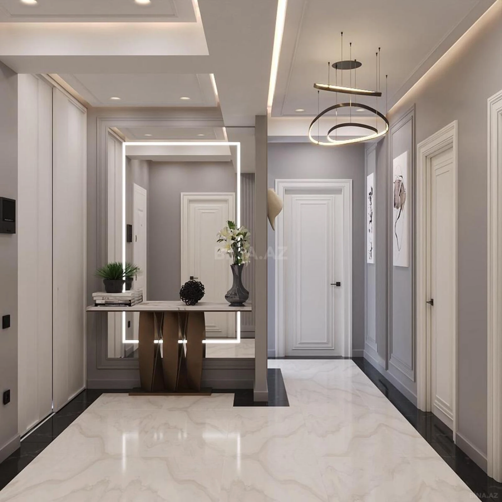 Satılır 4 otaqlı mənzil 187 m²