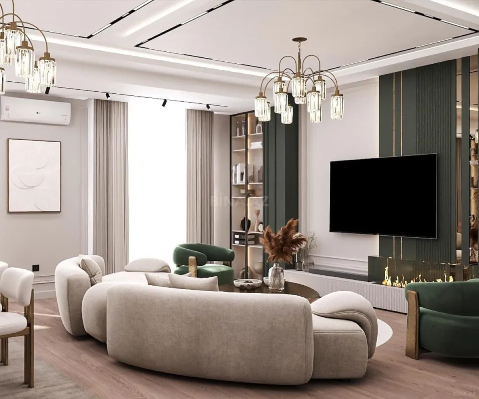 Satılır 4 otaqlı mənzil 187 m²