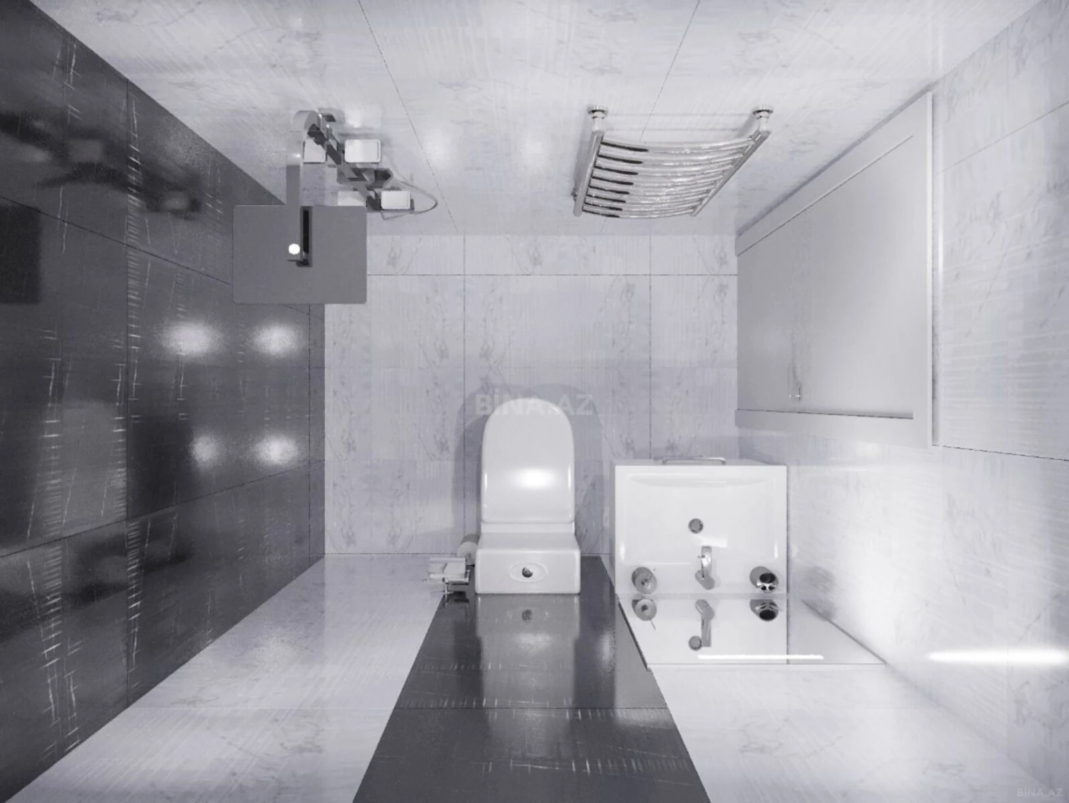 Kirayə verilir 2 otaqlı mənzil 55 m²