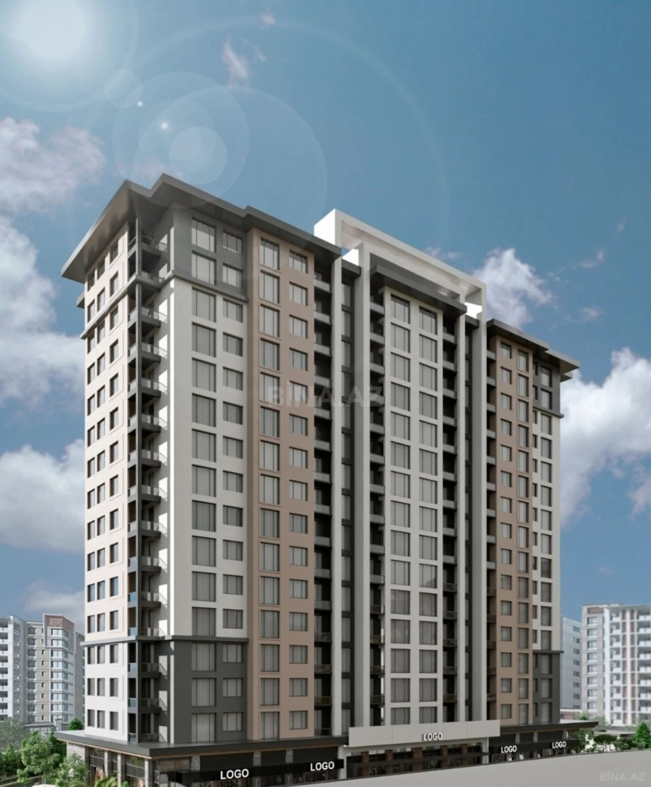 Satılır 2 otaqlı mənzil 75 m²