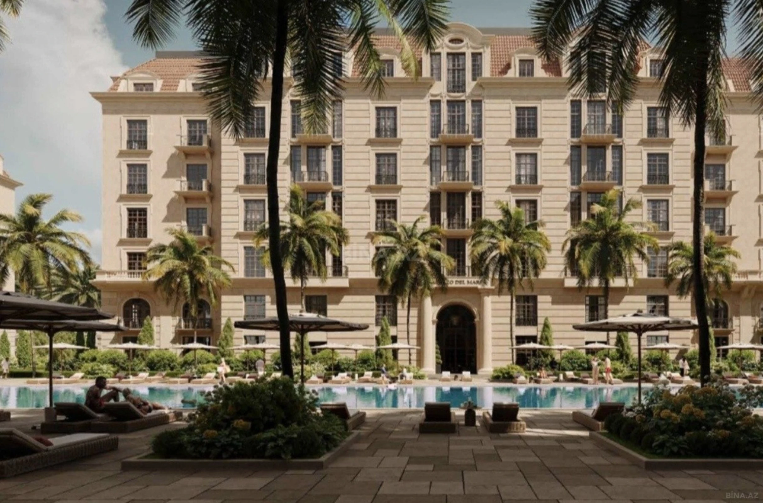 Satılır 1 otaqlı mənzil 52 m²