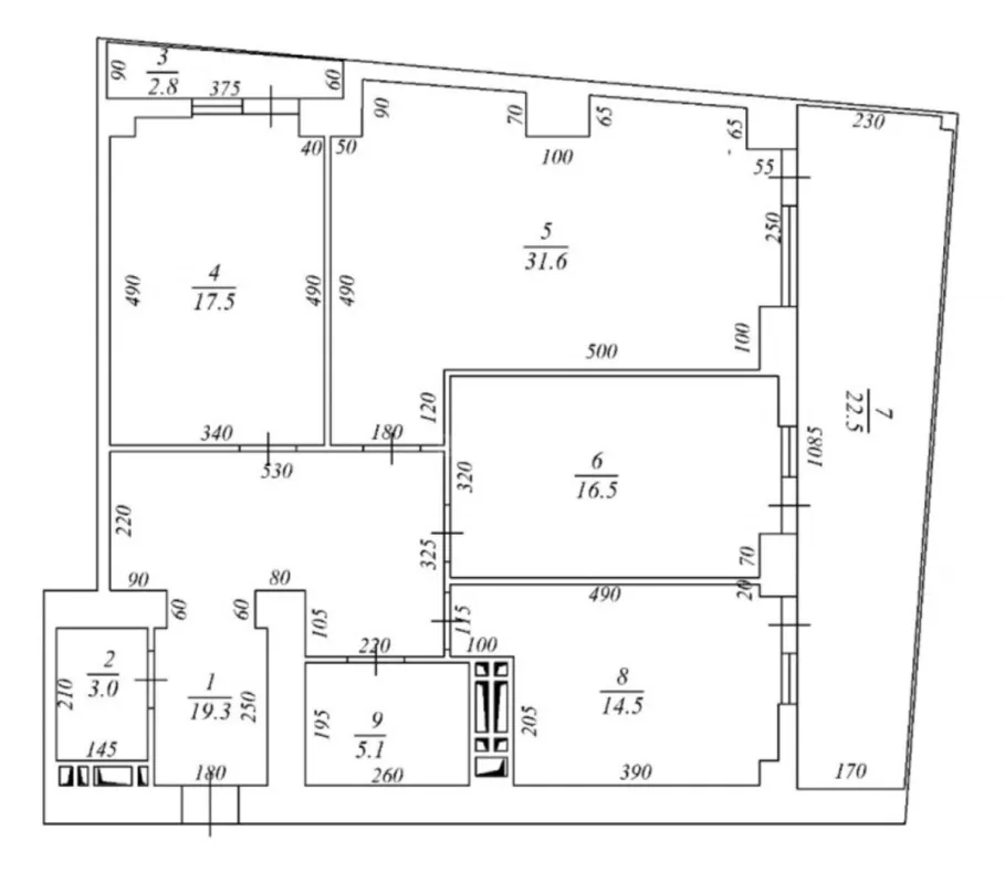 Satılır 3 otaqlı mənzil 150 m²