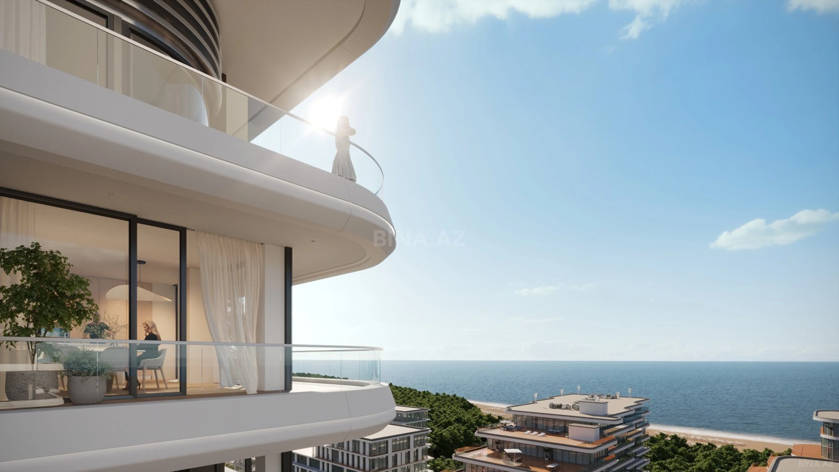 Satılır 1 otaqlı mənzil 60.6 m²