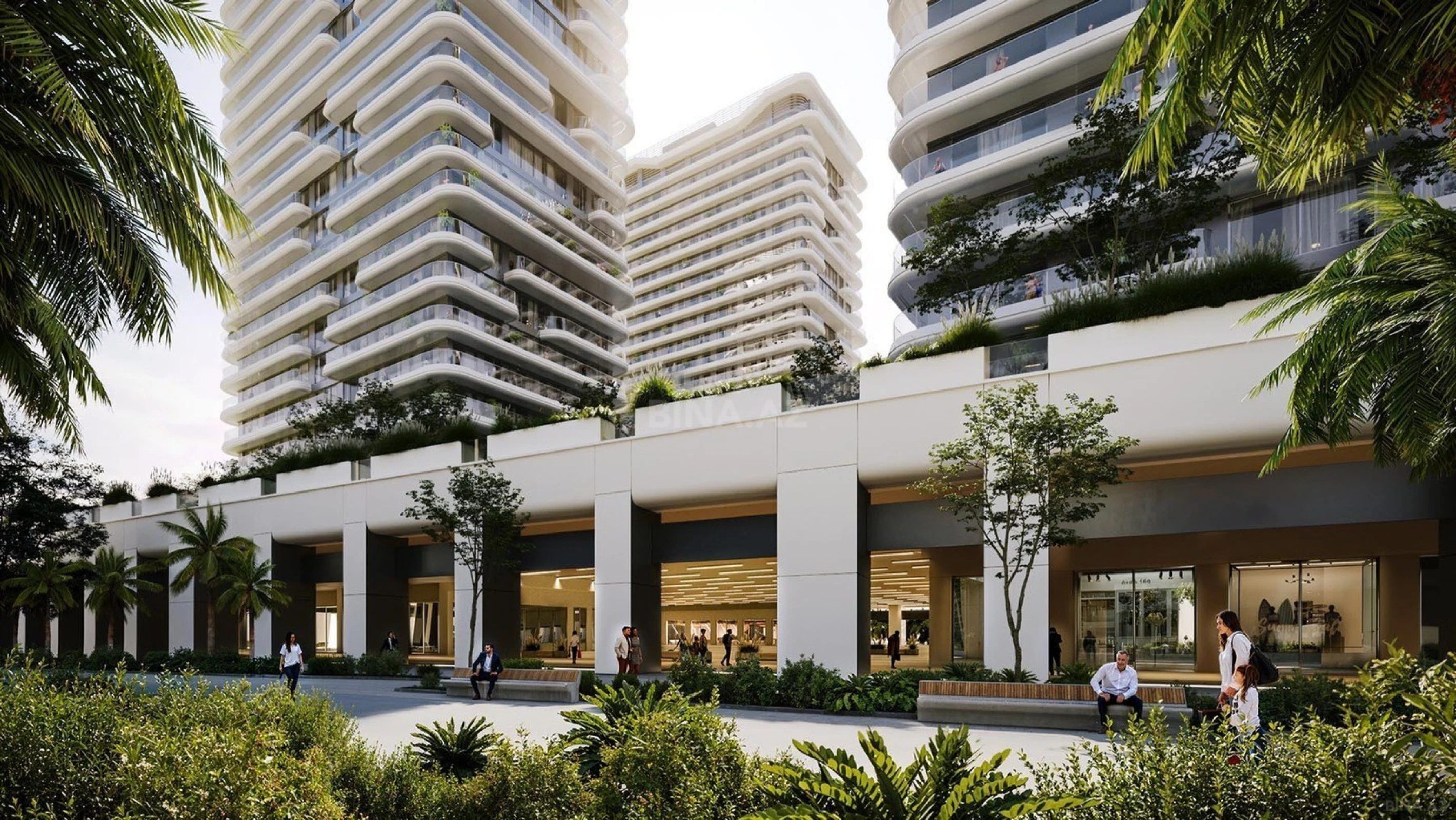 Satılır 1 otaqlı mənzil 60.6 m²