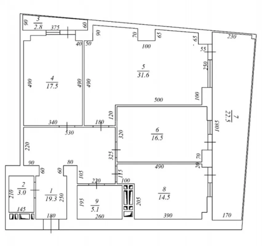 Satılır 3 otaqlı mənzil 150 m²
