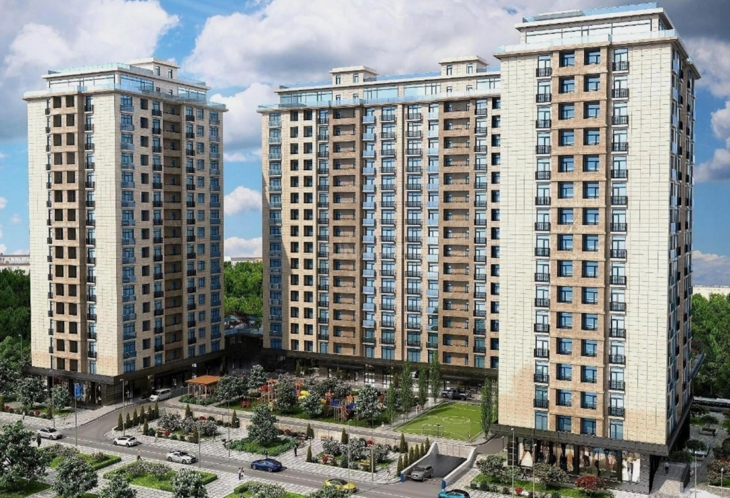 Satılır 3 otaqlı mənzil 113 m²