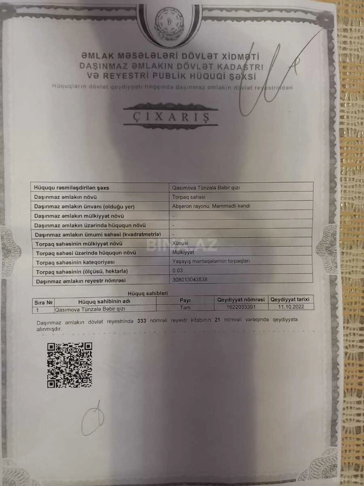 Satılır 4 otaqlı həyət evi 130 m²