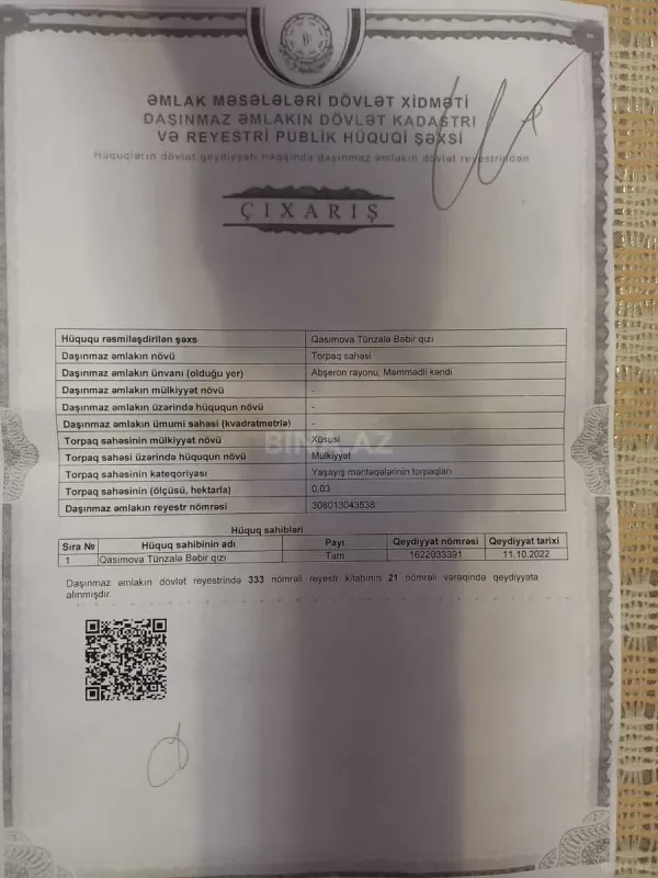 Satılır 4 otaqlı həyət evi 130 m²