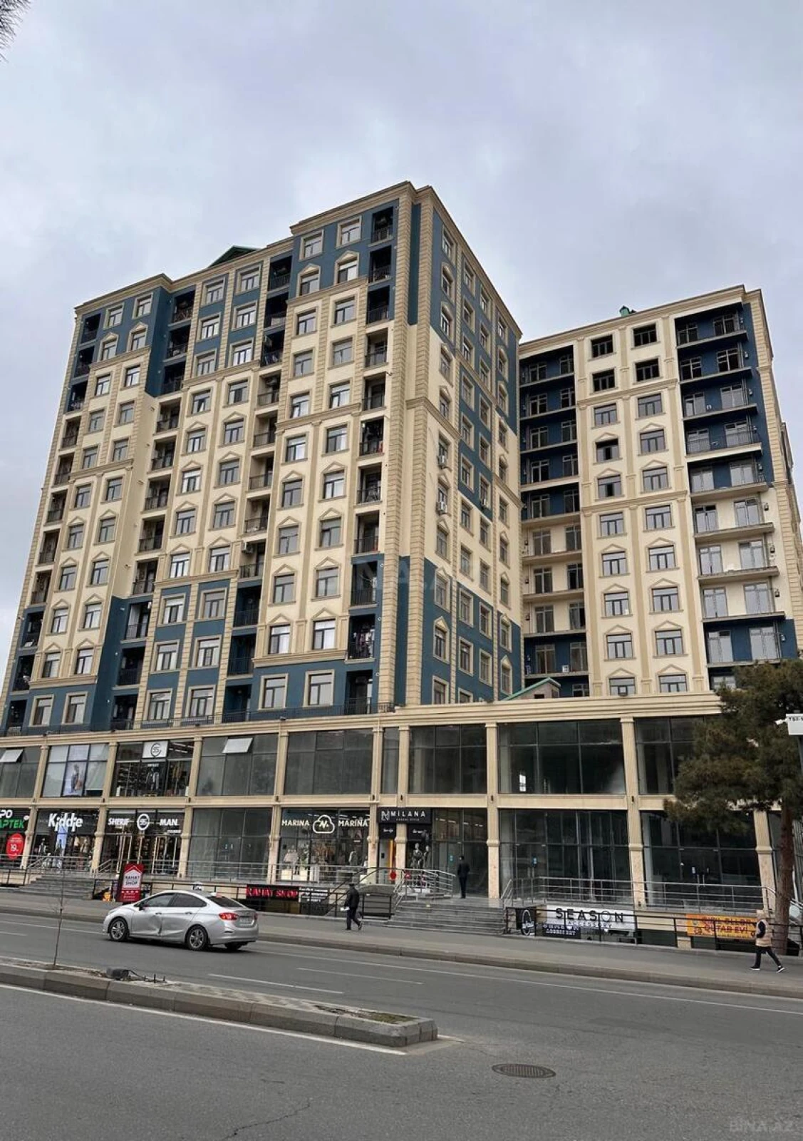 Satılır 2 otaqlı mənzil 44.3 m²