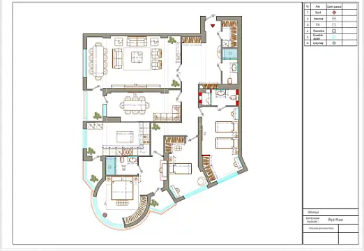 Satılır 5 otaqlı mənzil 218 m²
