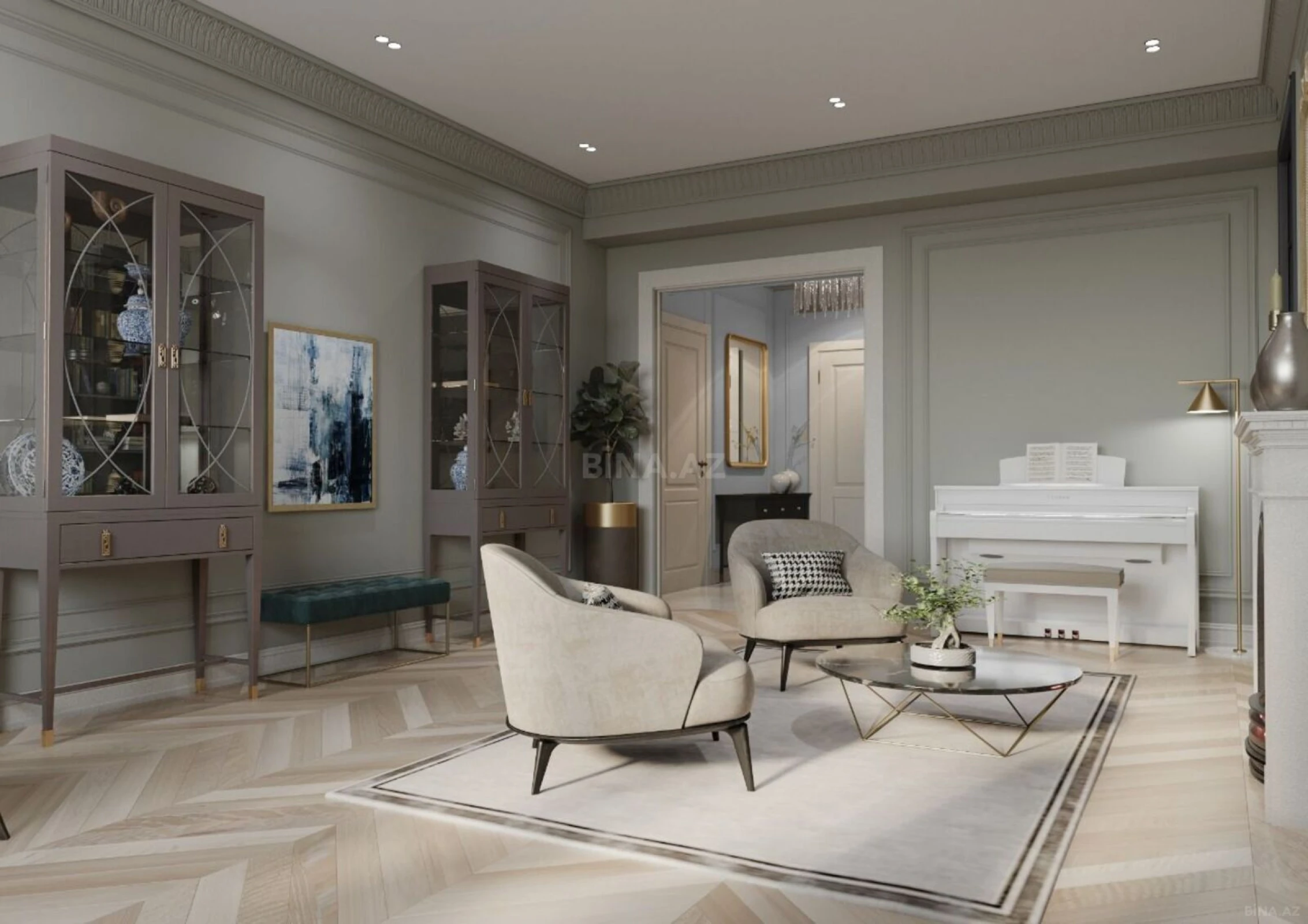 Satılır 4 otaqlı mənzil 185 m²