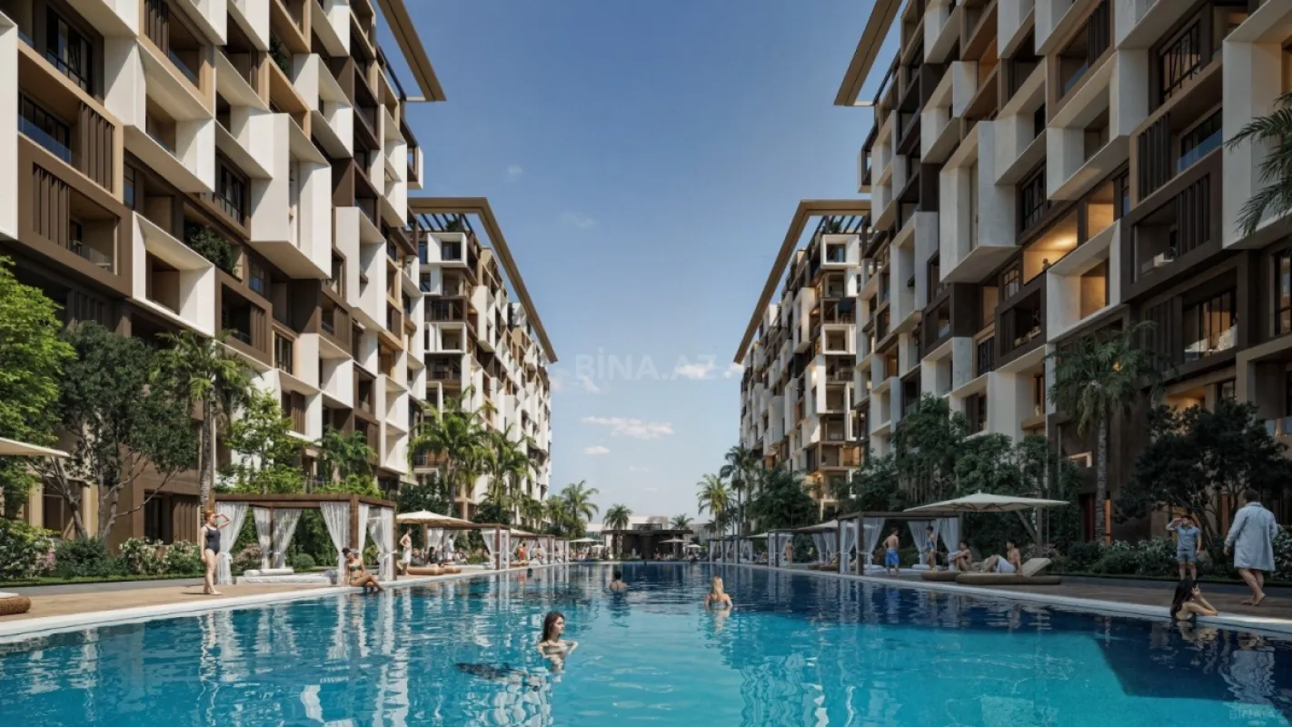 Satılır 2 otaqlı mənzil 46.3 m²