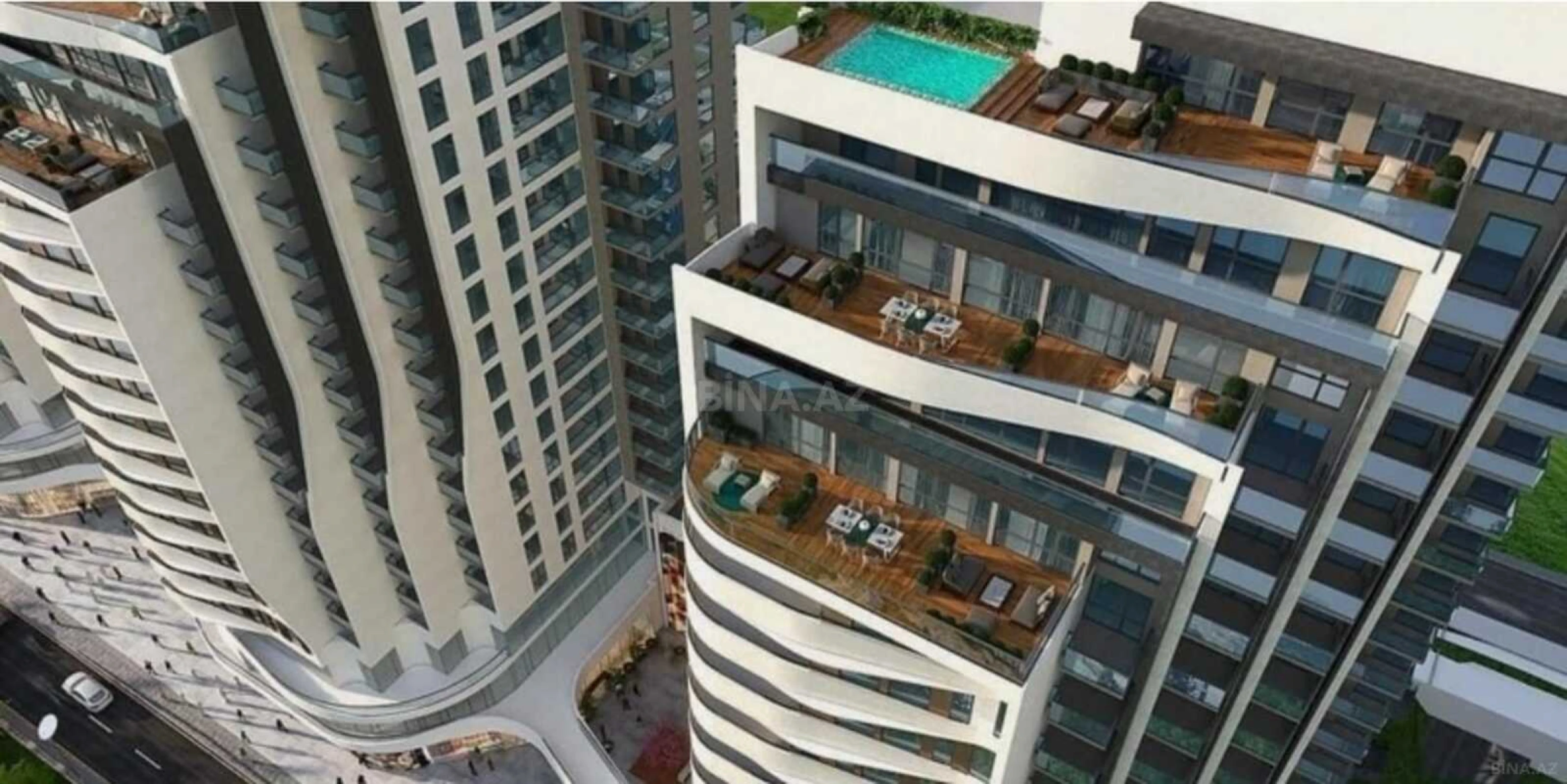 Satılır 3 otaqlı mənzil 164 m²