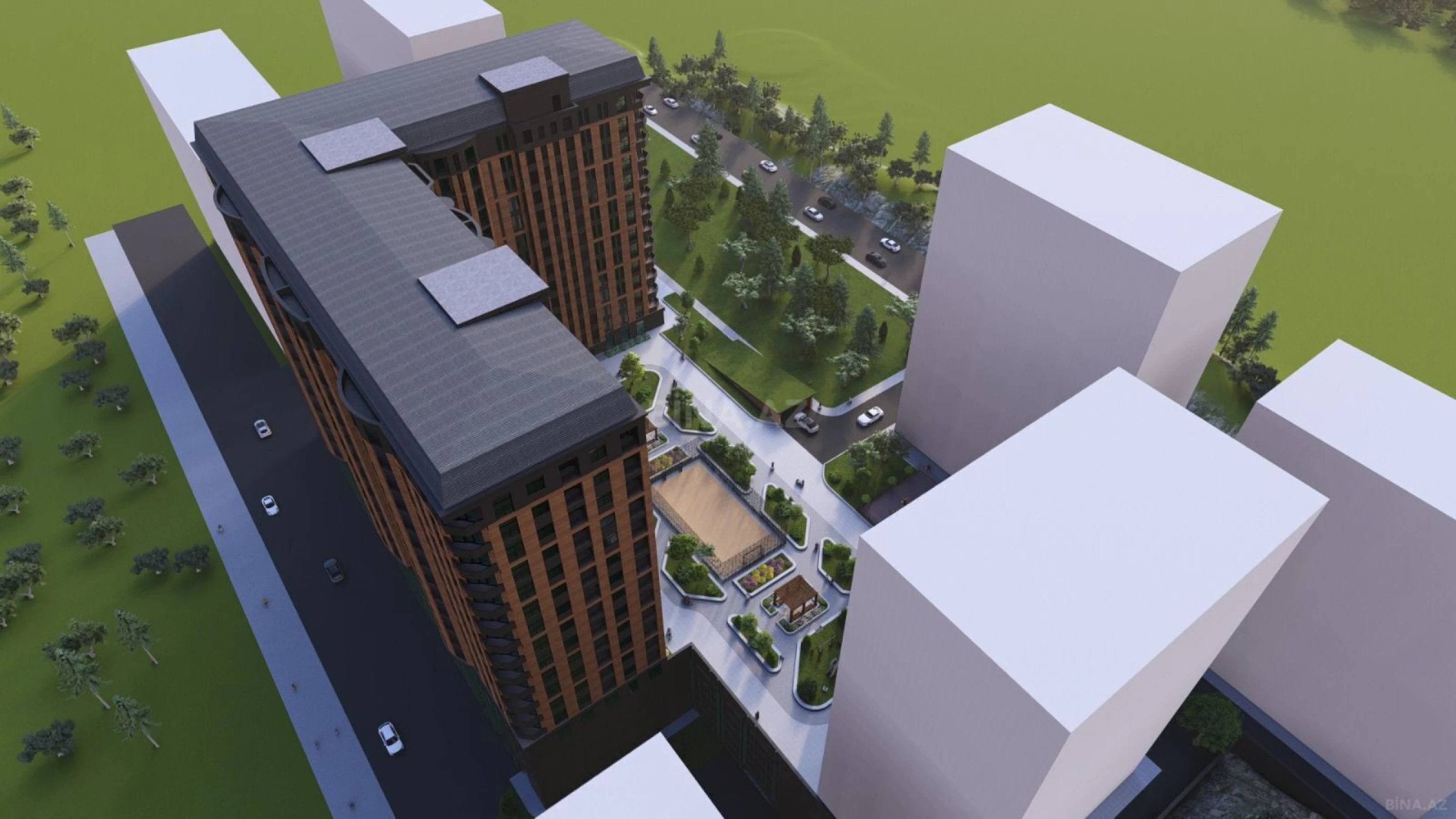 Satılır 3 otaqlı mənzil 152.5 m²