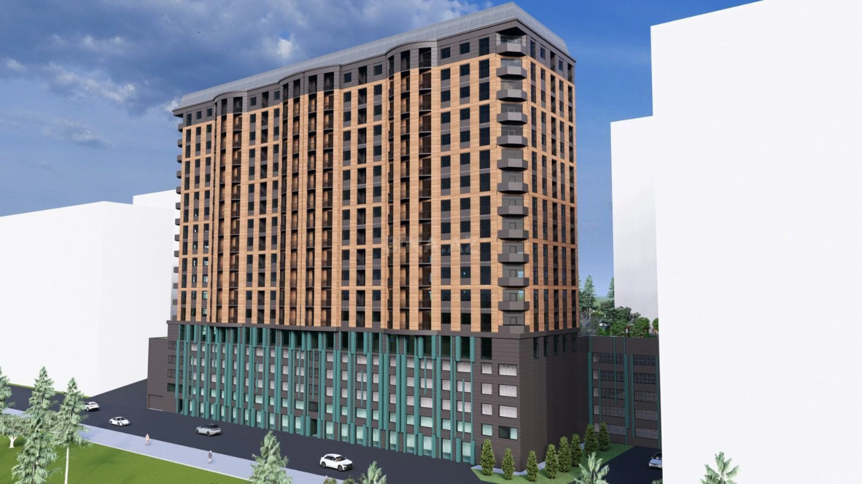 Satılır 1 otaqlı mənzil 65 m²