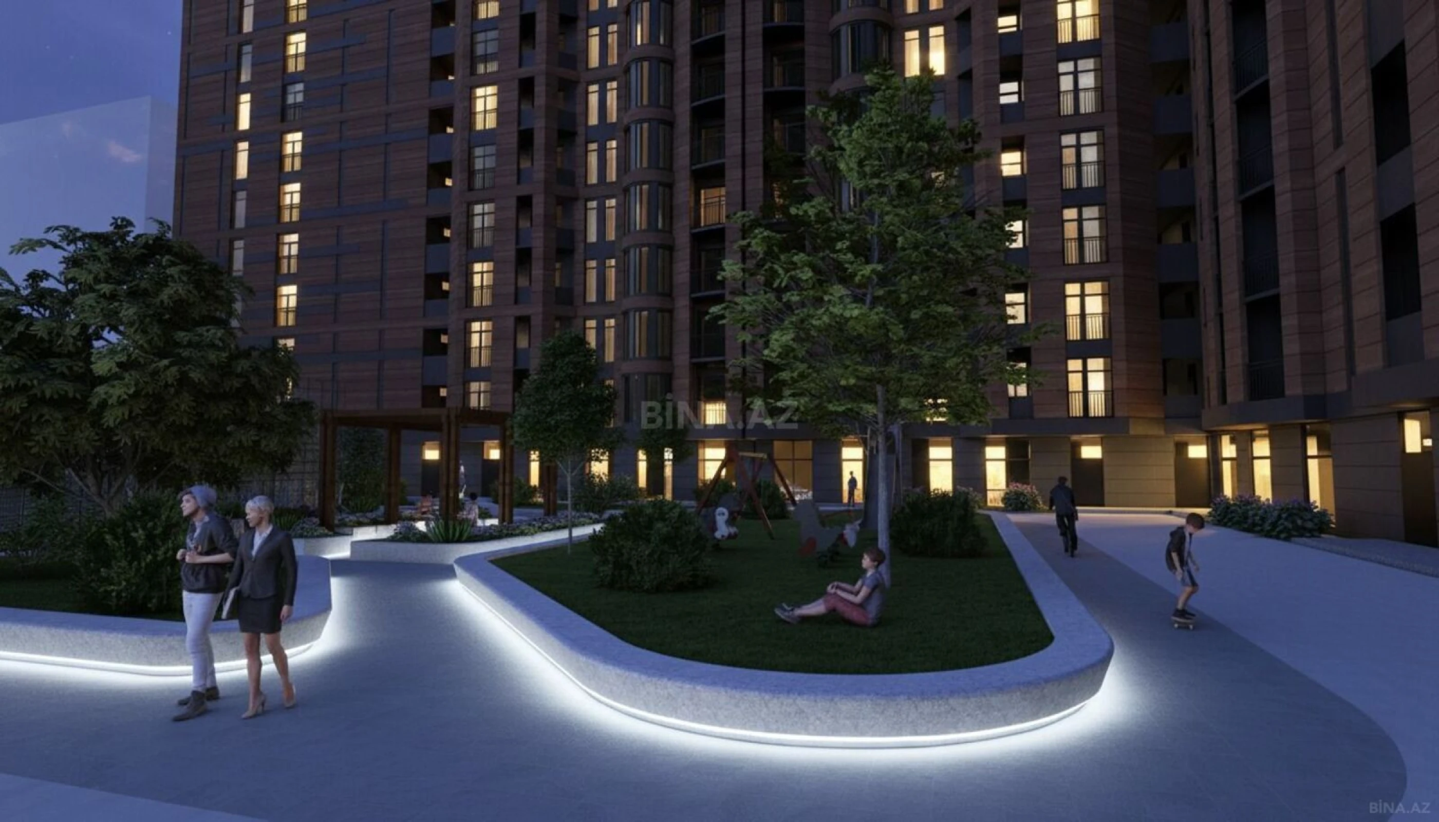 Satılır 1 otaqlı mənzil 65 m²