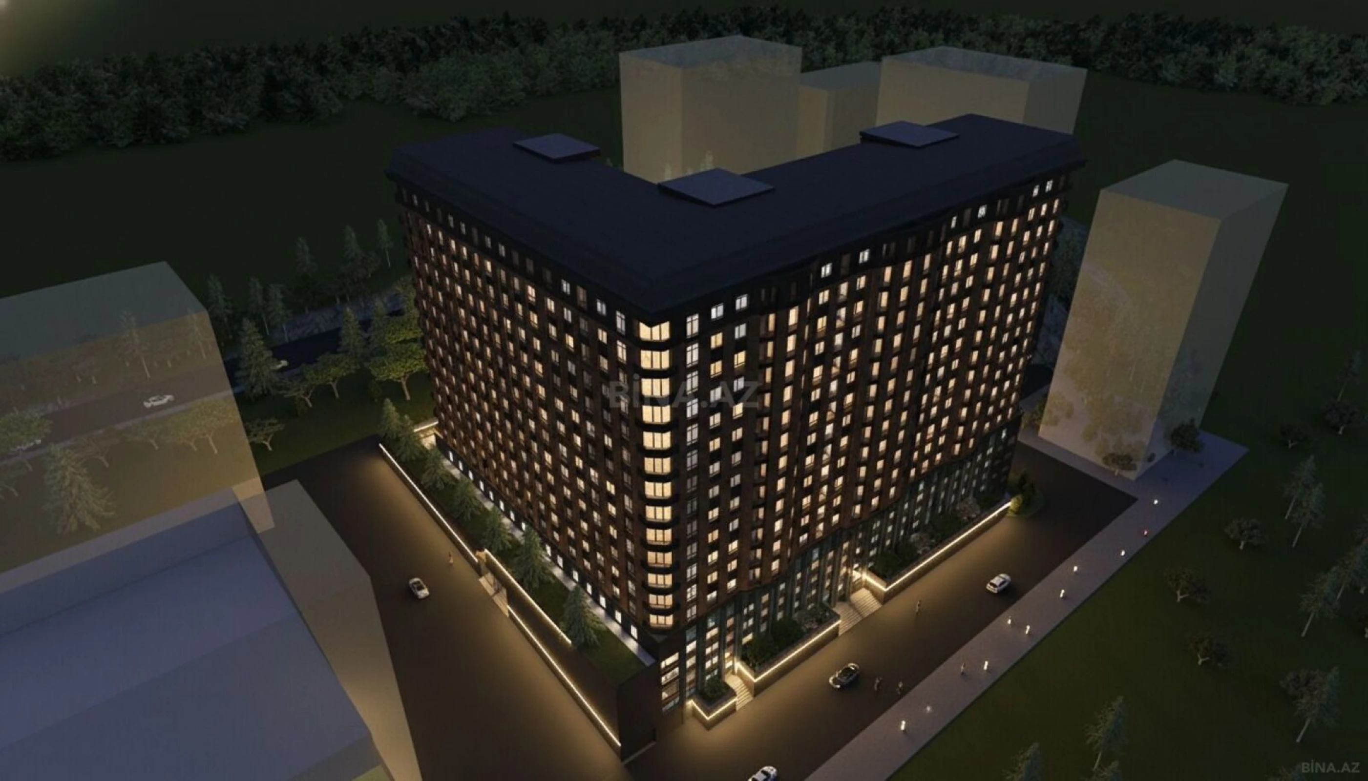 Satılır 1 otaqlı mənzil 65 m²