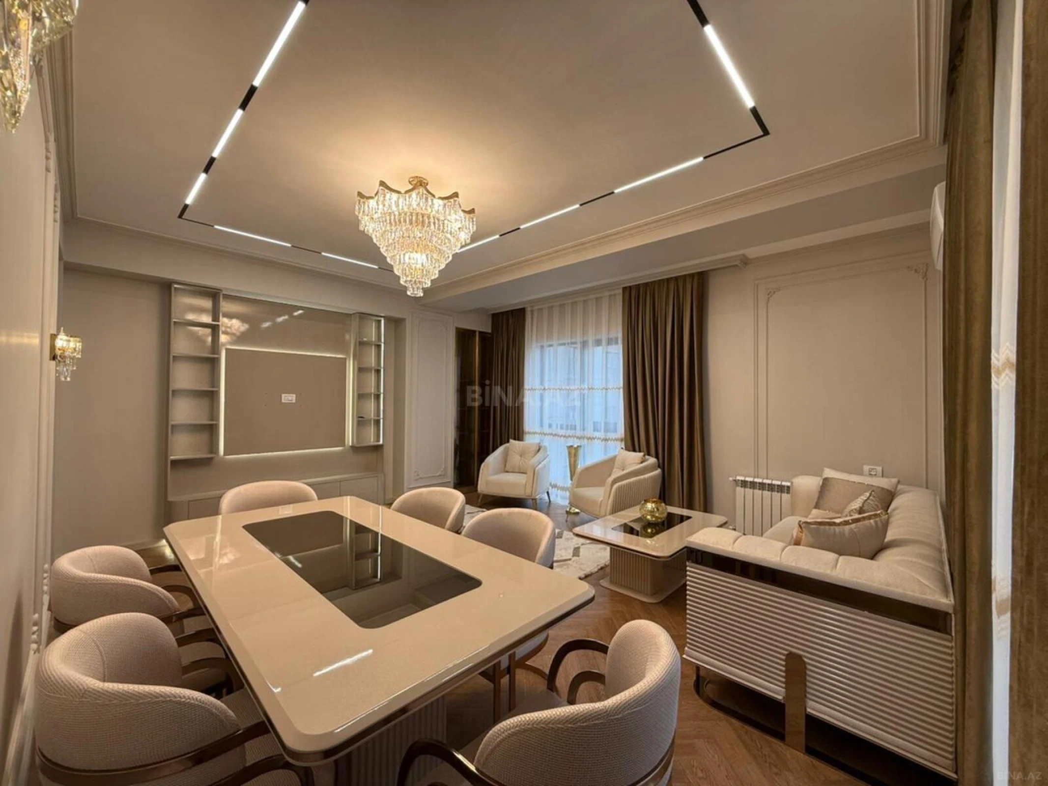 Satılır 3 otaqlı mənzil 128.5 m²