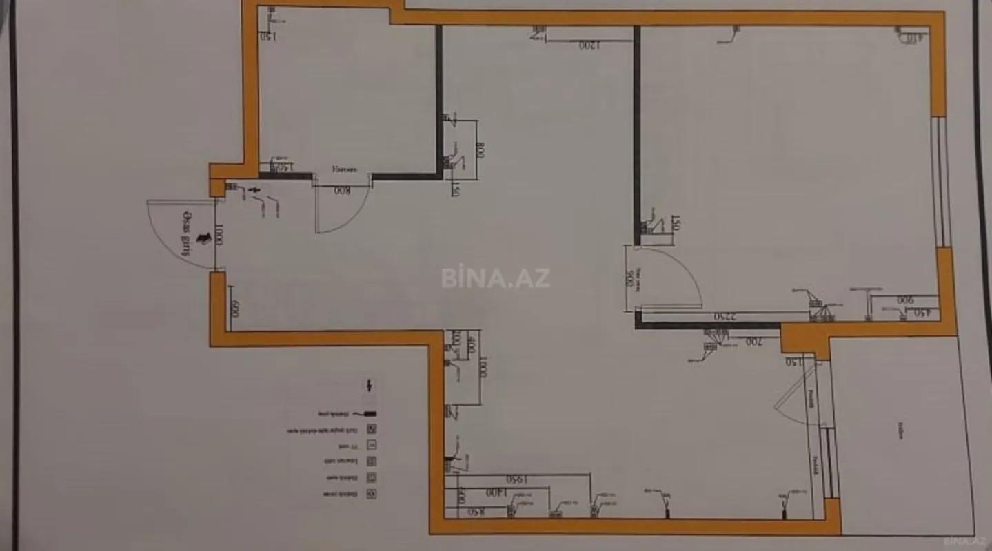 Satılır 2 otaqlı mənzil 60 m²