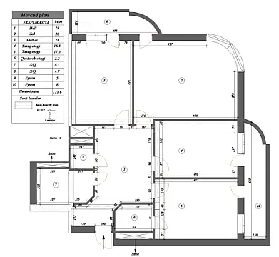 Satılır 3 otaqlı mənzil 142 m²