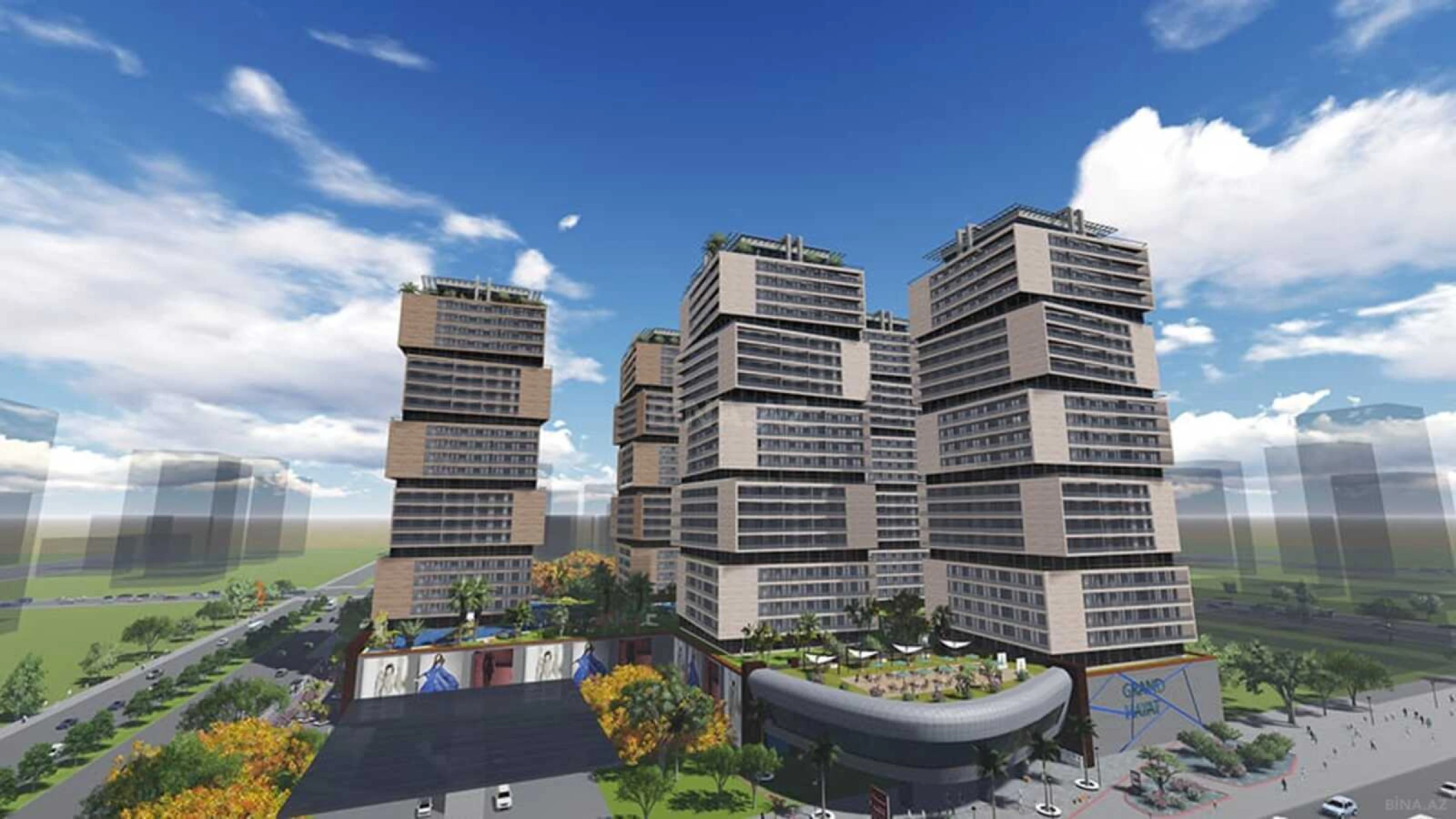 Kirayə verilir 2 otaqlı mənzil 110 m²