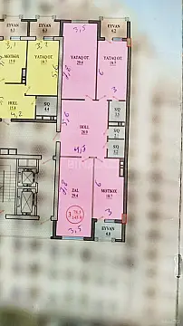 Satılır 3 otaqlı mənzil 149 m²