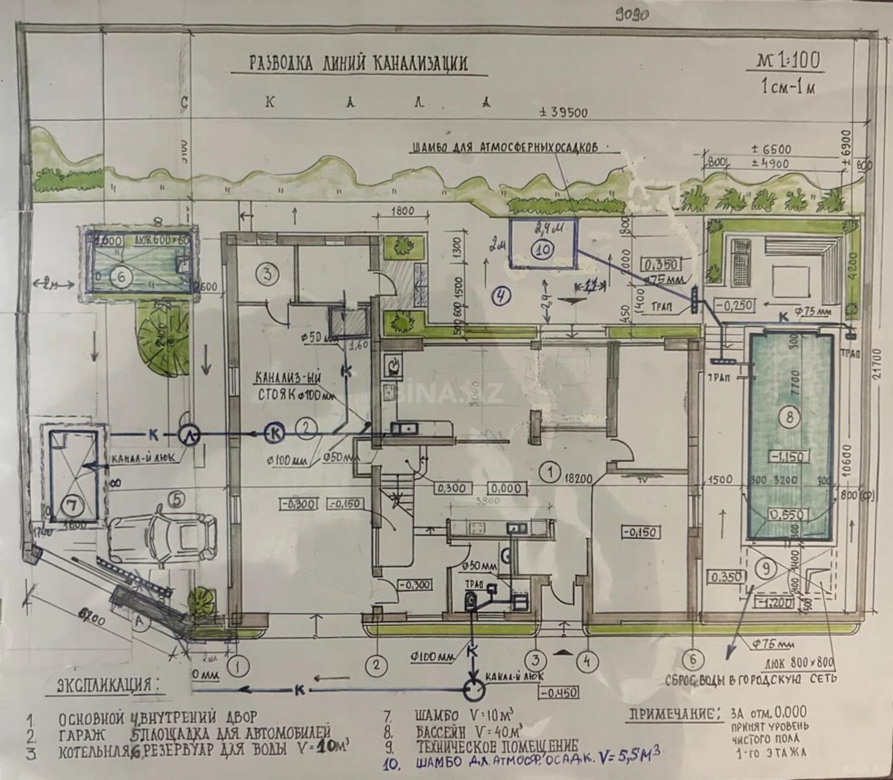 Satılır 6 otaqlı həyət evi 320 m²