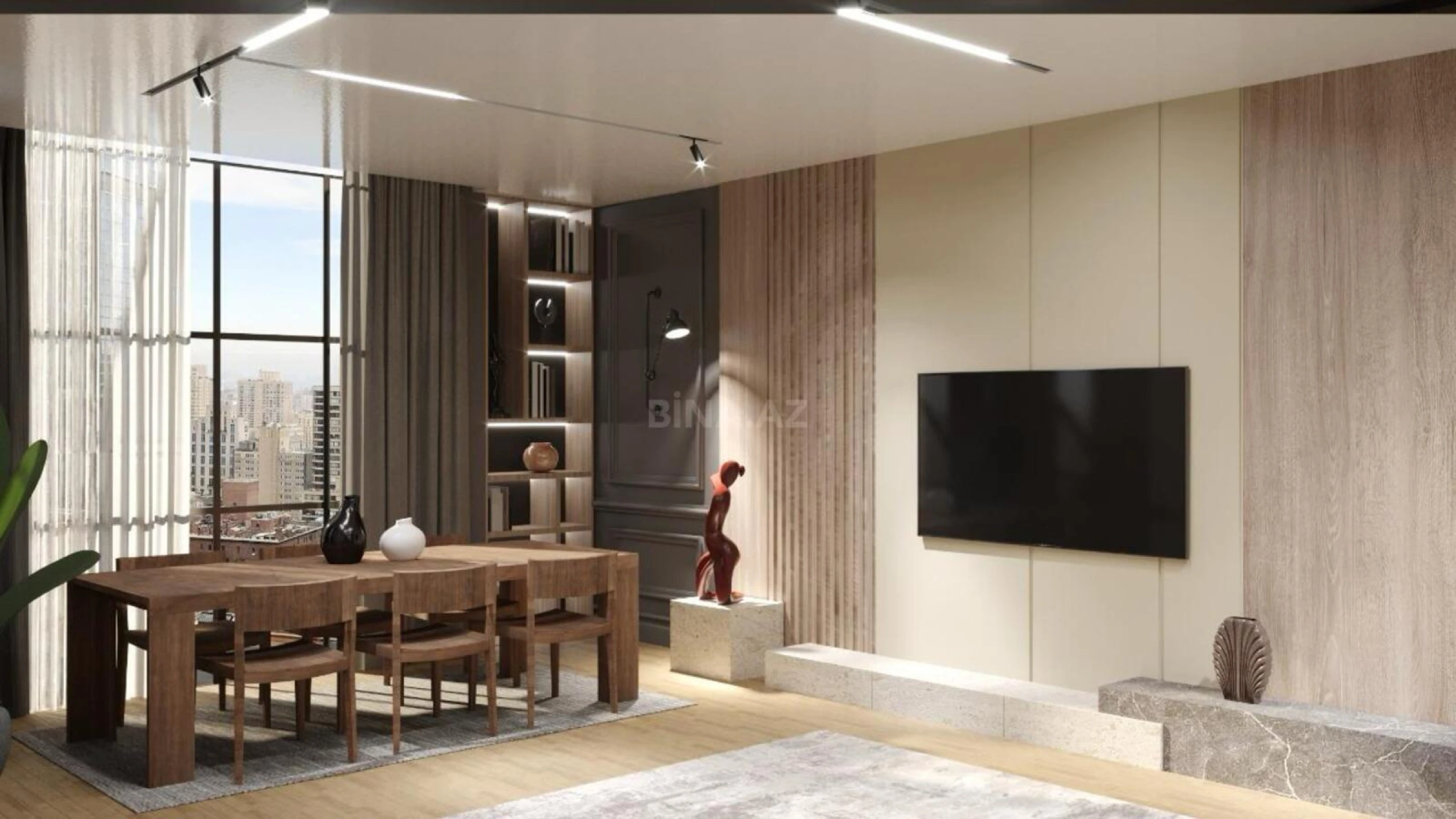 Satılır 3 otaqlı mənzil 136 m²