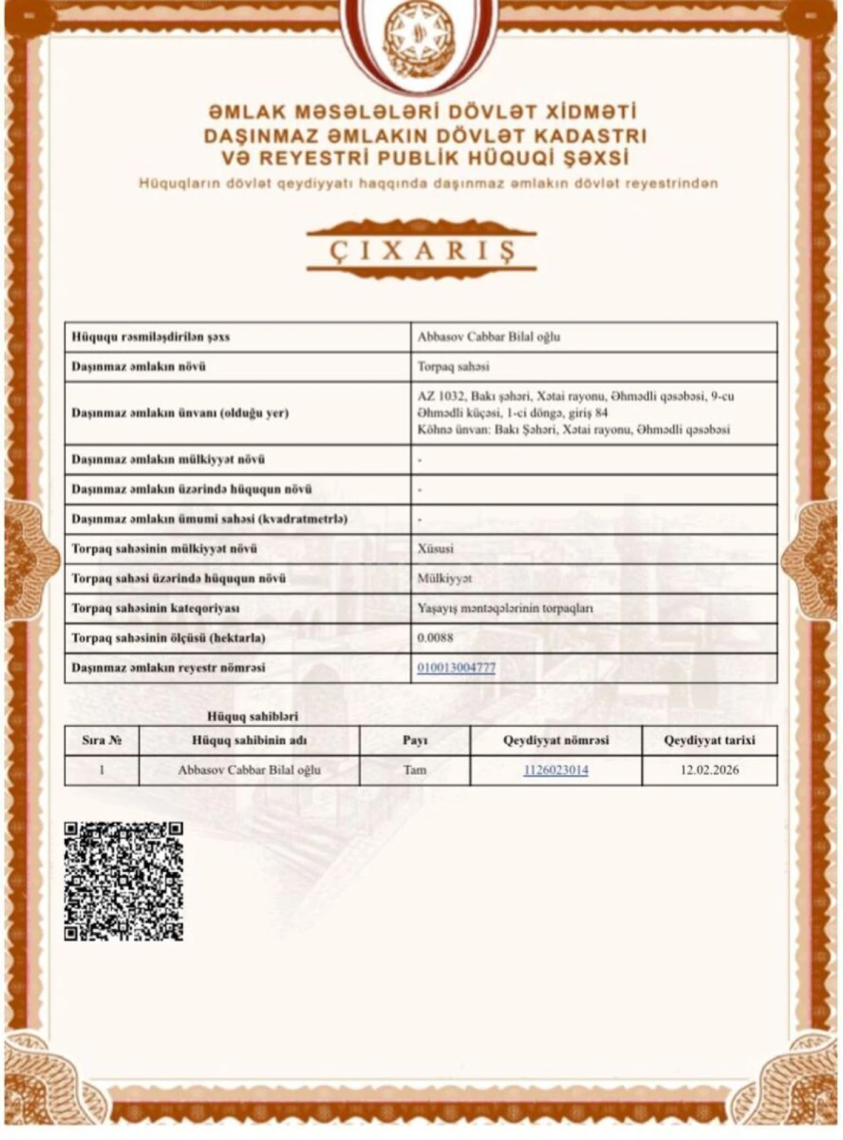 Satılır 2 otaqlı həyət evi 36 m²